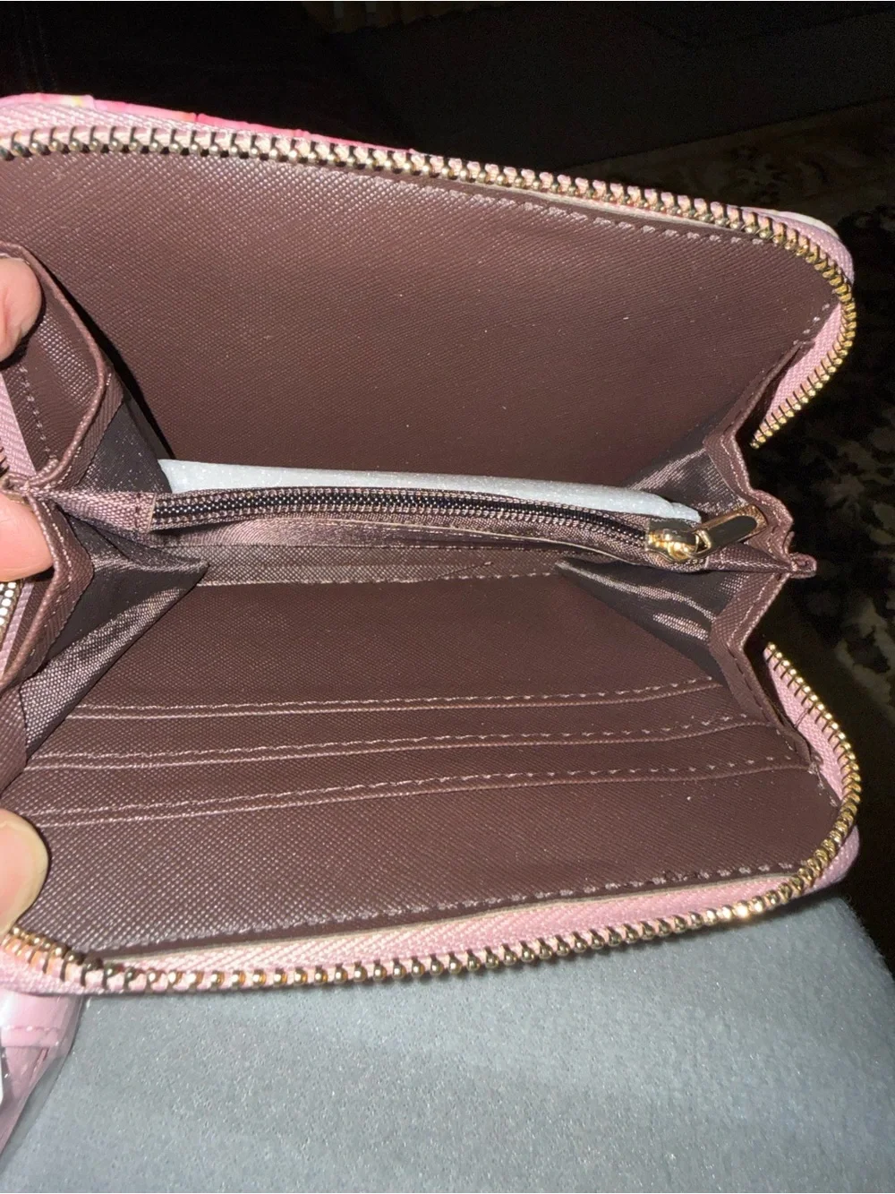 Pink Croc-Embossed Satchel with Bamboo Handle and Matching Wallet